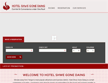 Tablet Screenshot of hotelshwegonedaing.com